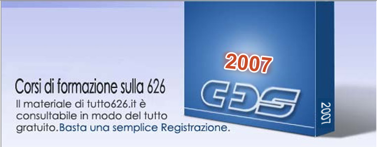 corsi 626 sulla sicureza sul lavoro, autovalutazione e autocontrollo secondo il metodo haccp